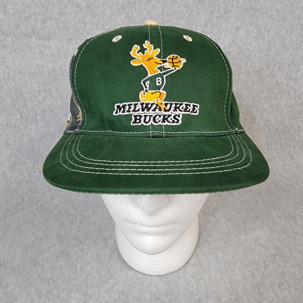 Milwaukee Bucks NBA‎ Green #8 Marques Johnson Adjustable Hat